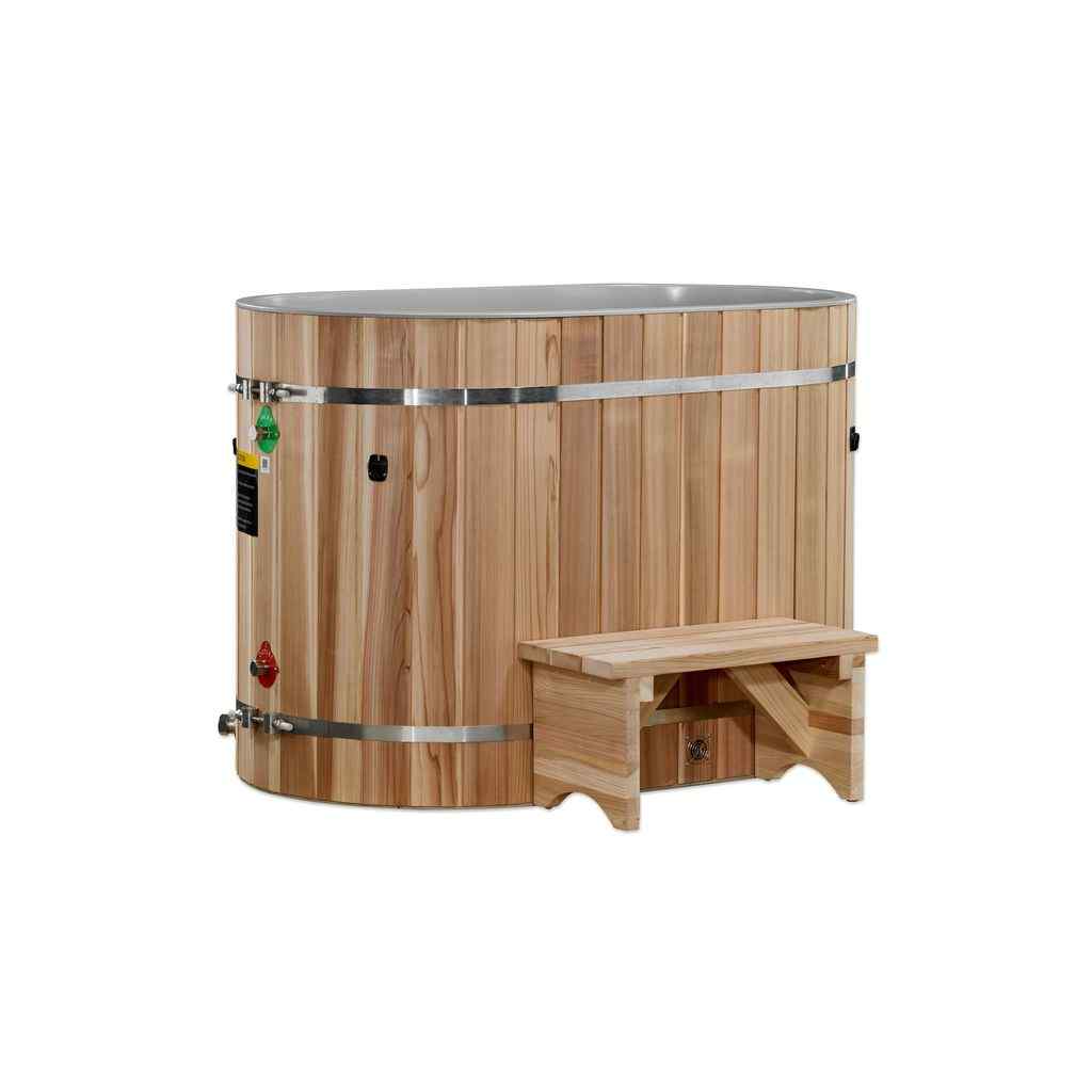 Dynamic Cold Therapy Oval Barrel Tub Pacific Cedar