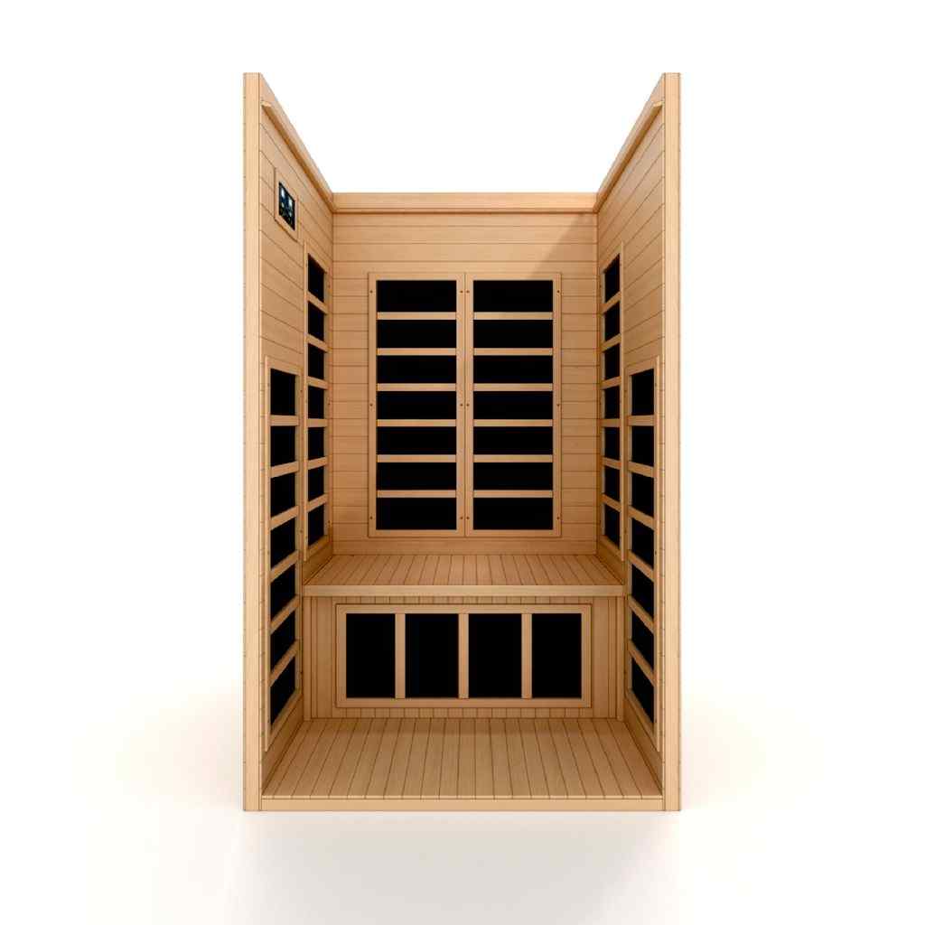 Dynamic "Gracia" Infrared Sauna with Hemlock Wood