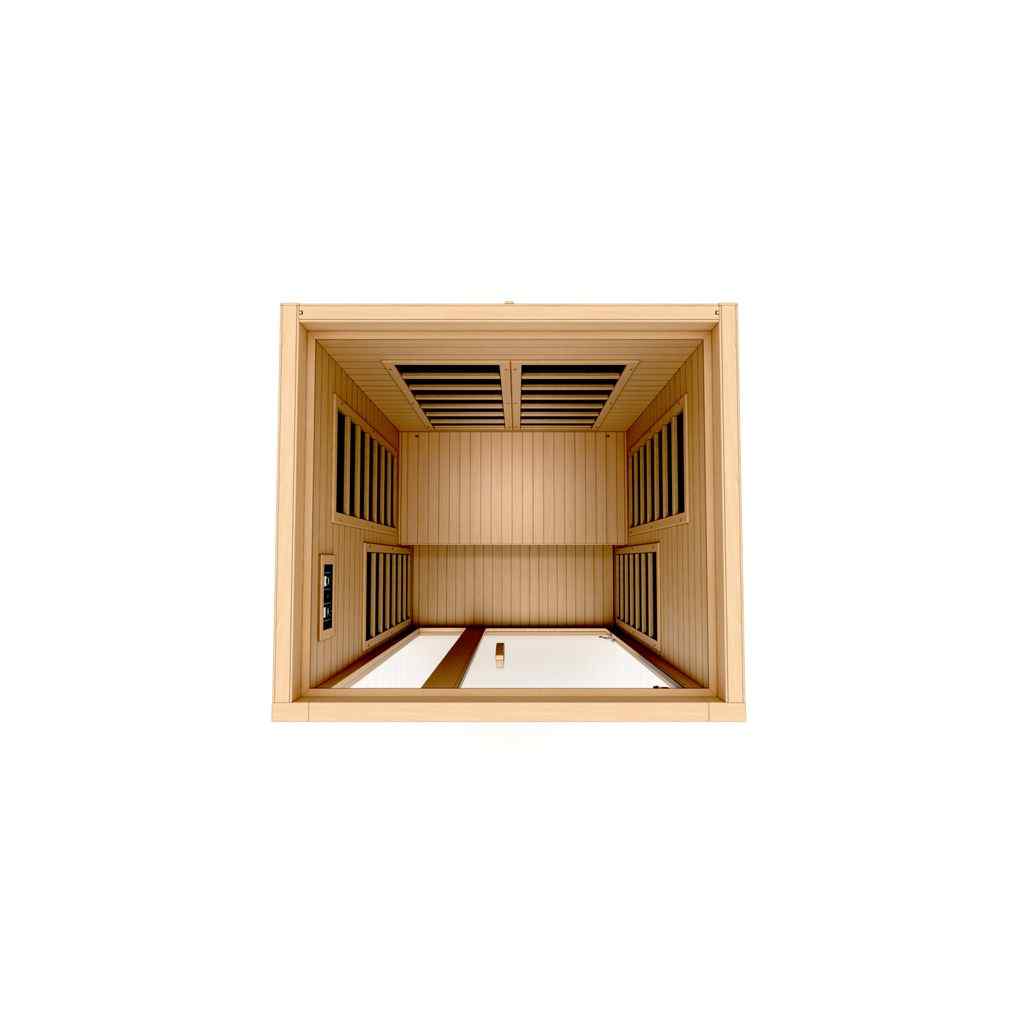 Dynamic "Gracia" Infrared Sauna with Hemlock Wood