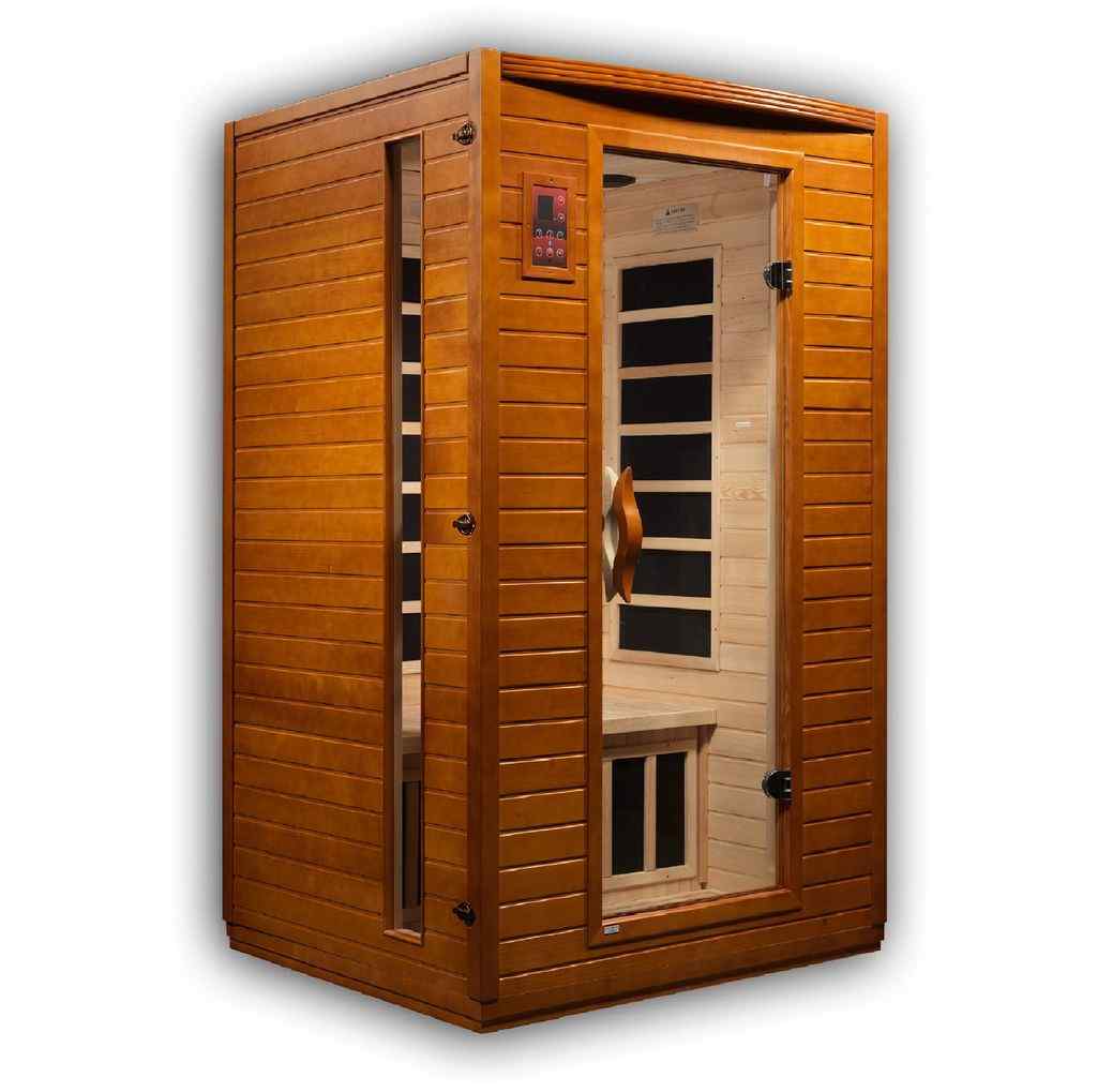 Dynamic "Versailles" FAR Infrared Sauna with Hemlock Wood