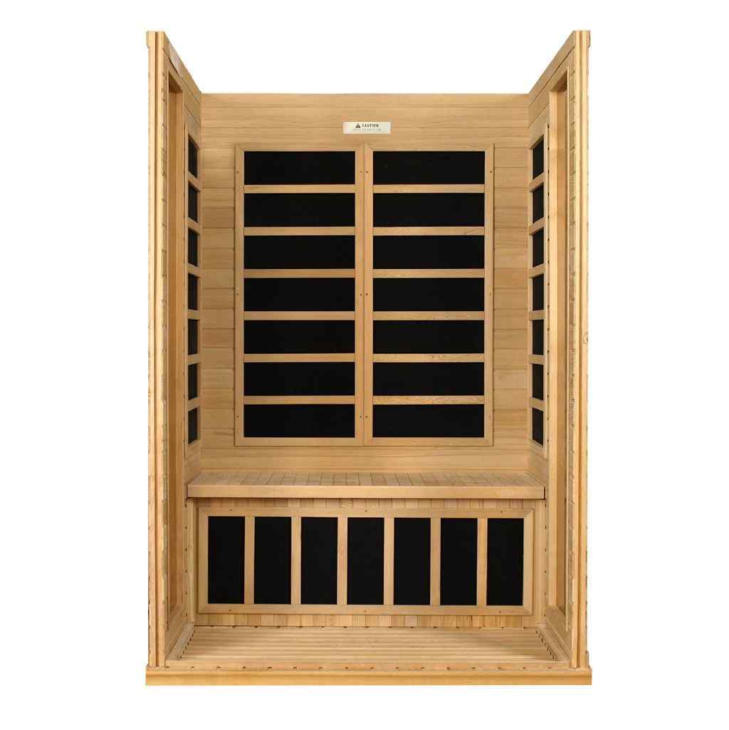 Dynamic "Versailles" FAR Infrared Sauna with Hemlock Wood
