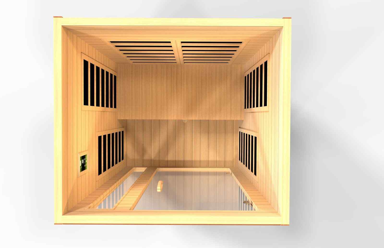 Dynamic "Cardoba" FAR Infrared Sauna with Hemlock Wood