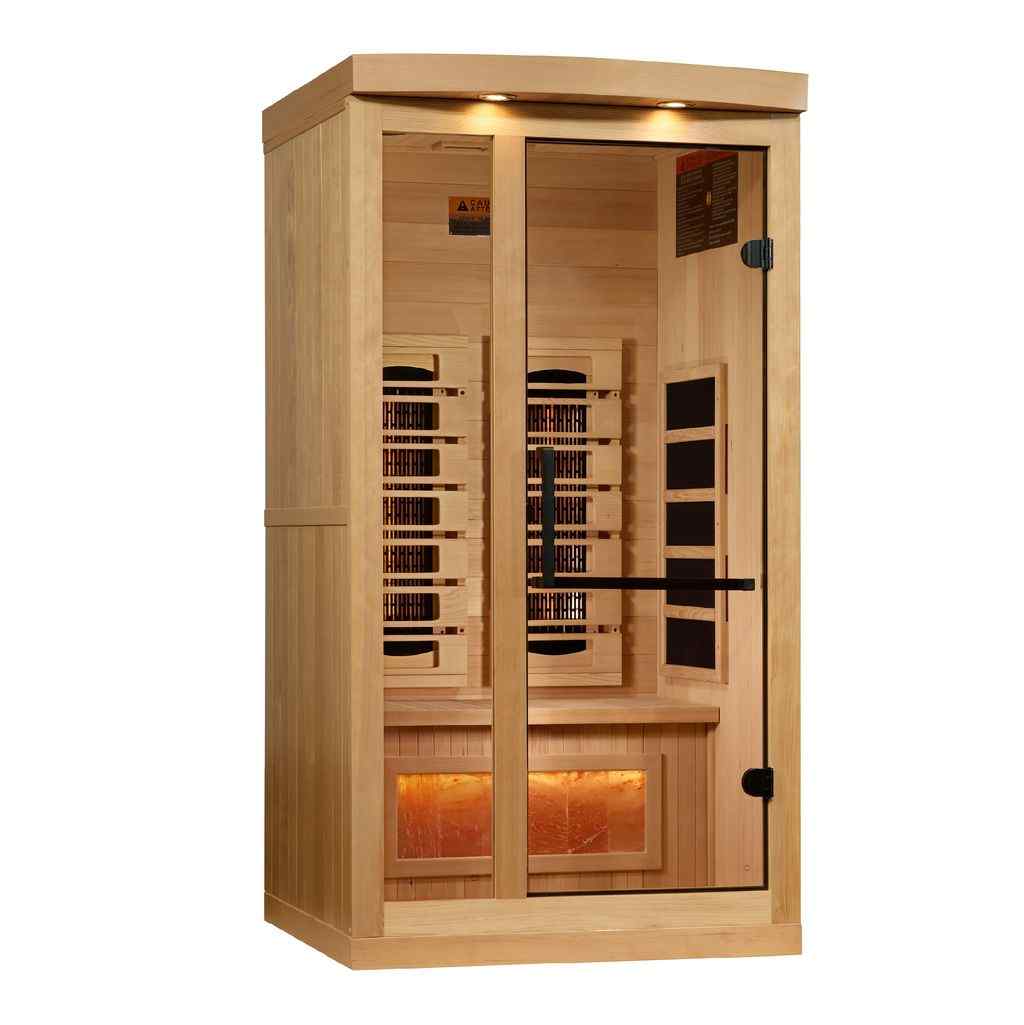 Full Spectrum "Reserve Edition" Infrared Sauna Near Zero EMF with Himalayan Salt Bar
