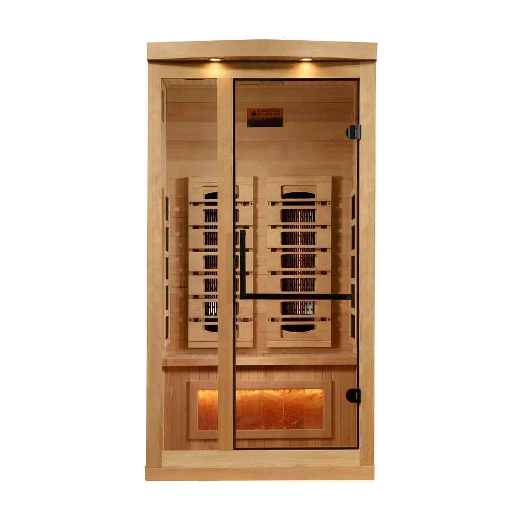 Full Spectrum "Reserve Edition" Infrared Sauna Near Zero EMF with Himalayan Salt Bar