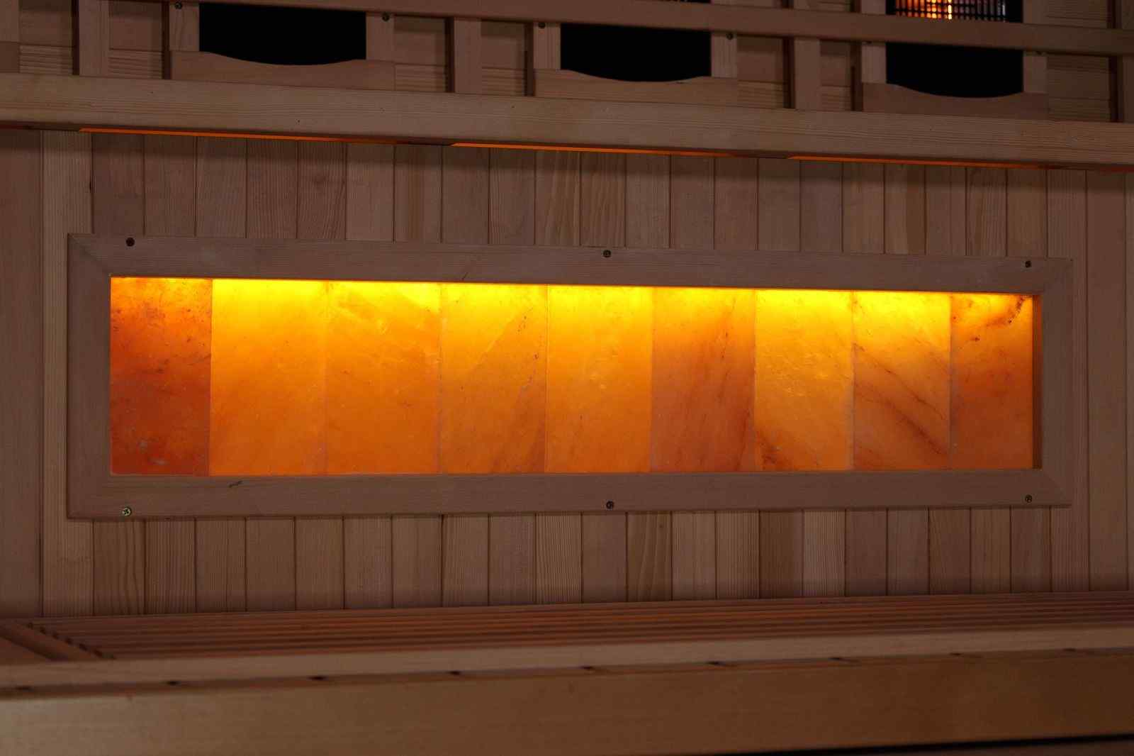 8000 Reserve Series PureTech™ Full Spectrum Infrared Sauna with Himalayan Salt Bar