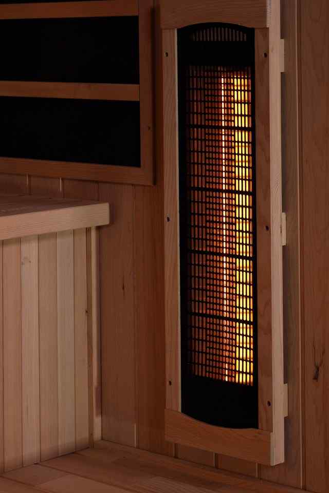 8000 Reserve Series PureTech™ Full Spectrum Infrared Sauna with Himalayan Salt Bar
