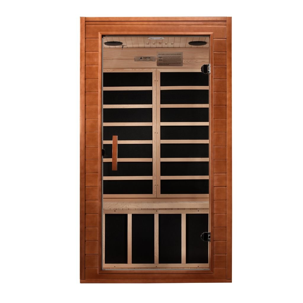 Dynamic "Avila" FAR Infrared Sauna with Hemlock Wood