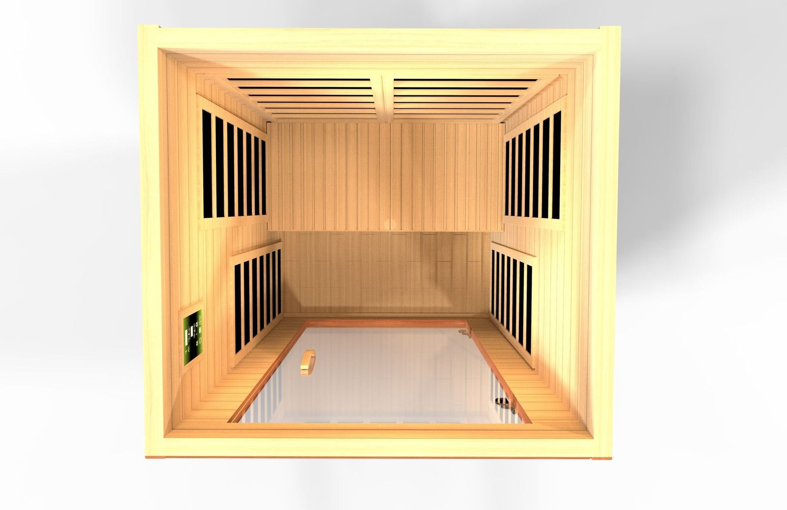 Dynamic "Avila" FAR Infrared Sauna with Hemlock Wood