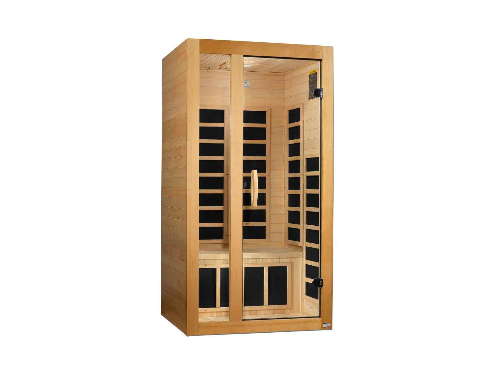 Dynamic "Gracia" Infrared Sauna with Hemlock Wood
