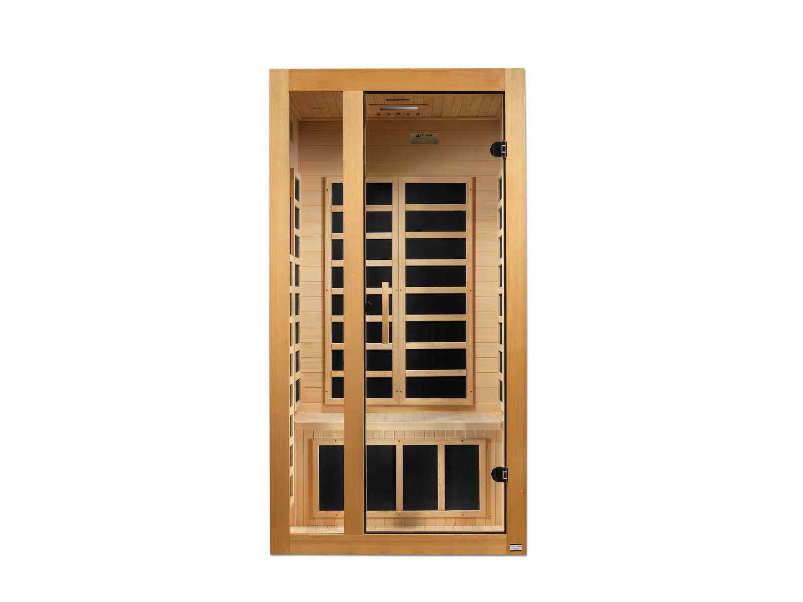 Dynamic "Gracia" Infrared Sauna with Hemlock Wood