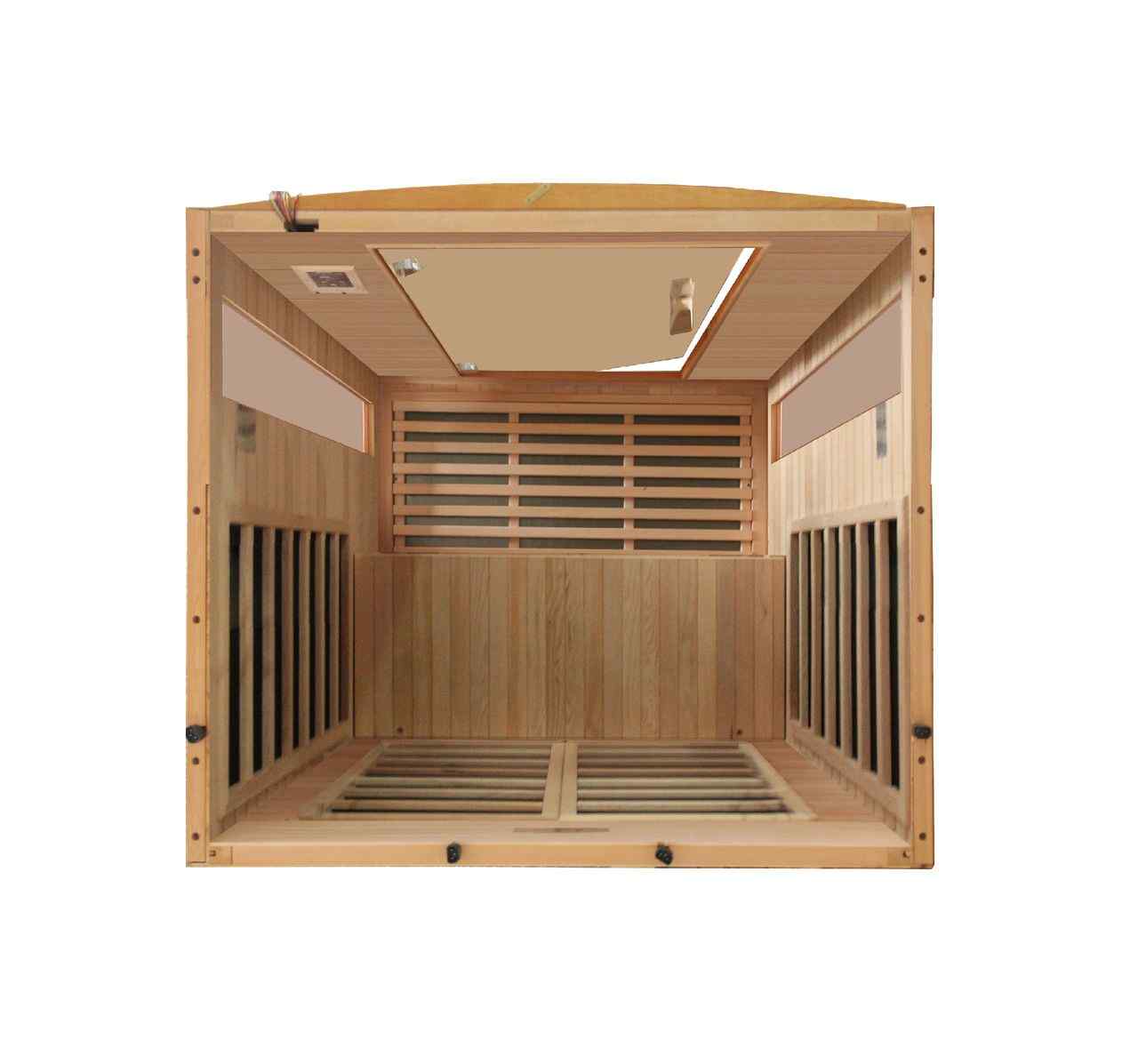 Dynamic "Versailles" FAR Infrared Sauna with Hemlock Wood