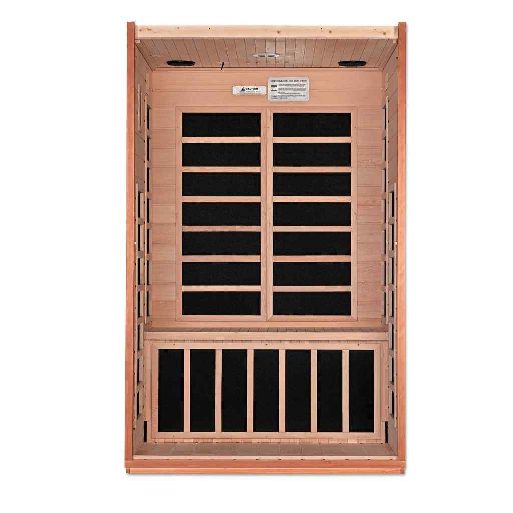 Dynamic "Cardoba" FAR Infrared Sauna with Hemlock Wood