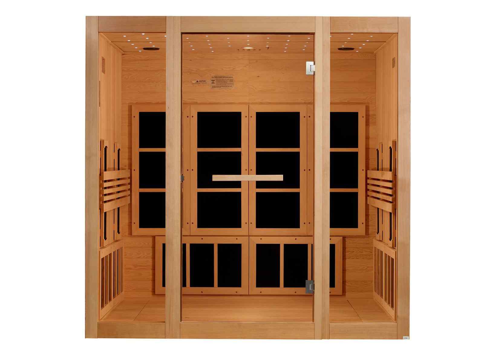 Golden Designs 8 Person Full Spectrum Near Zero EMF FAR IR Sauna