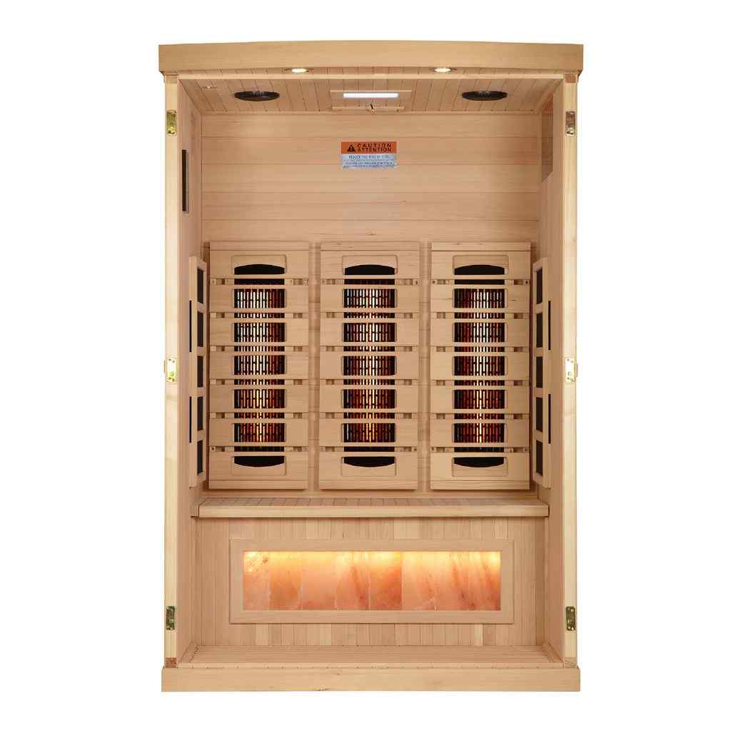 Full Spectrum "Reserve Edition" Infrared Sauna with Himalayan Salt Bar