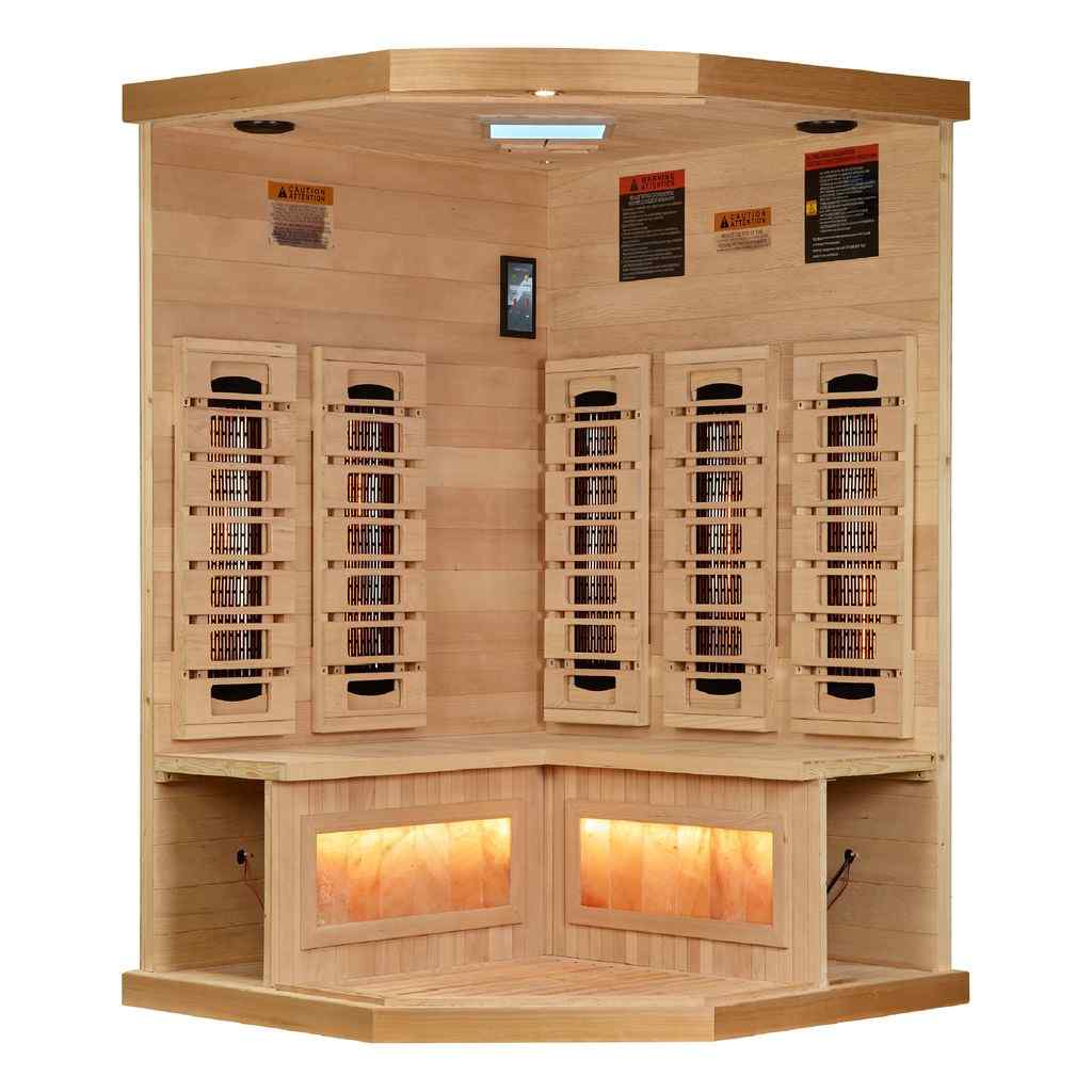 8000 Reserve Series Full Spectrum PureTech™ FAR Infrared Sauna with Himalayan Salt Bar