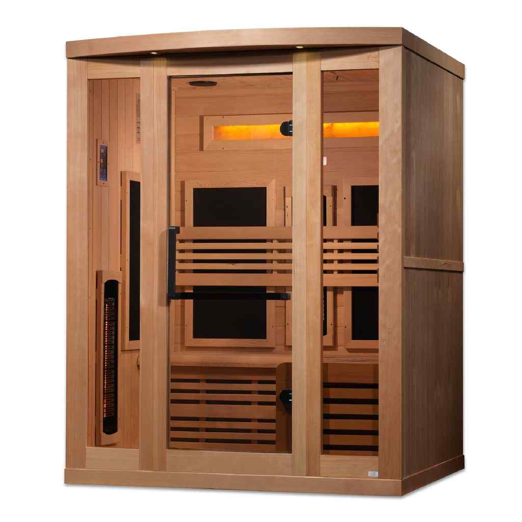8000 Reserve Series PureTech™ Full Spectrum Infrared Sauna with Himalayan Salt Bar