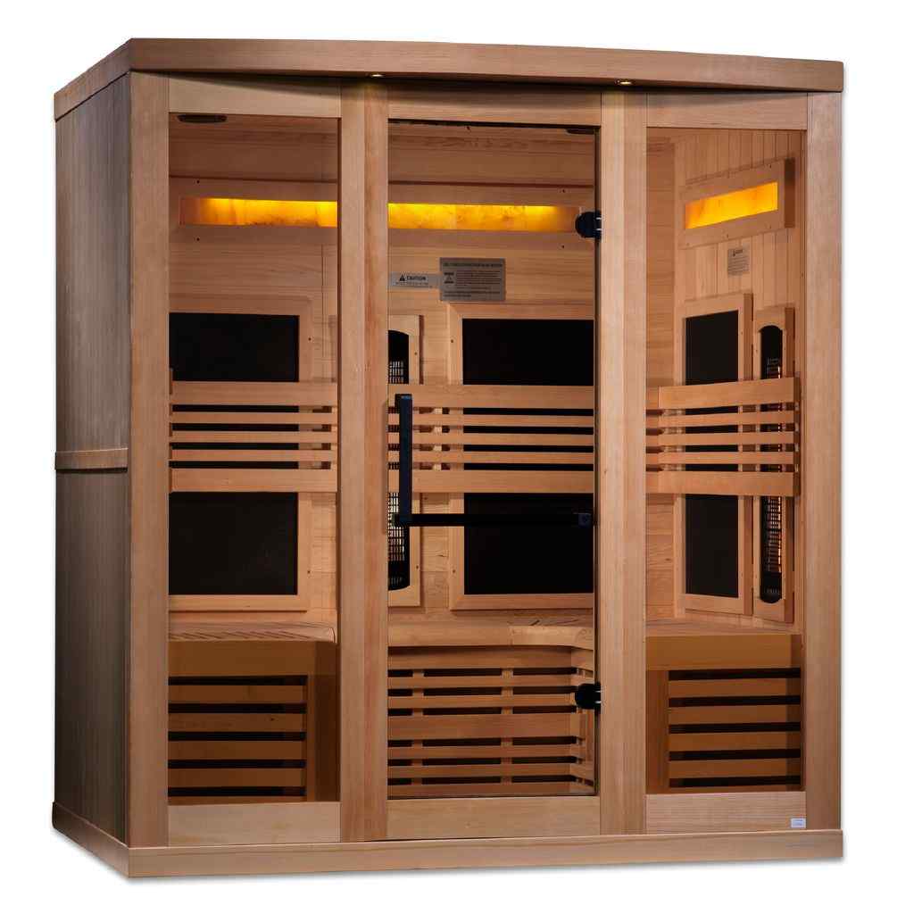 8000 Reserve Series PureTech™ Full Spectrum Infrared Sauna with Himalayan Salt Bar