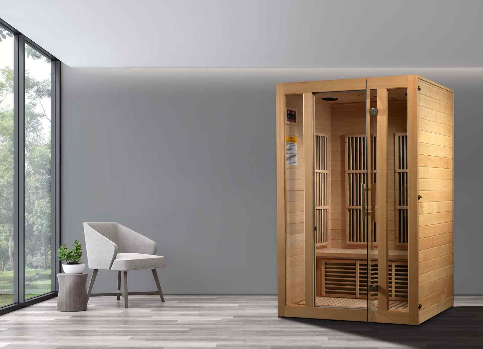Maxxus "Seattle" FAR Infrared Sauna with Hemlock Wood