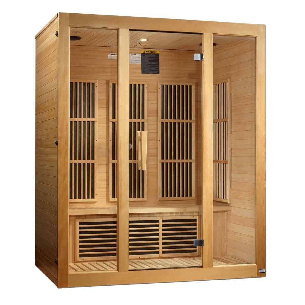 Maxxus "Bellevue" FAR Infrared Sauna with Hemlock Wood