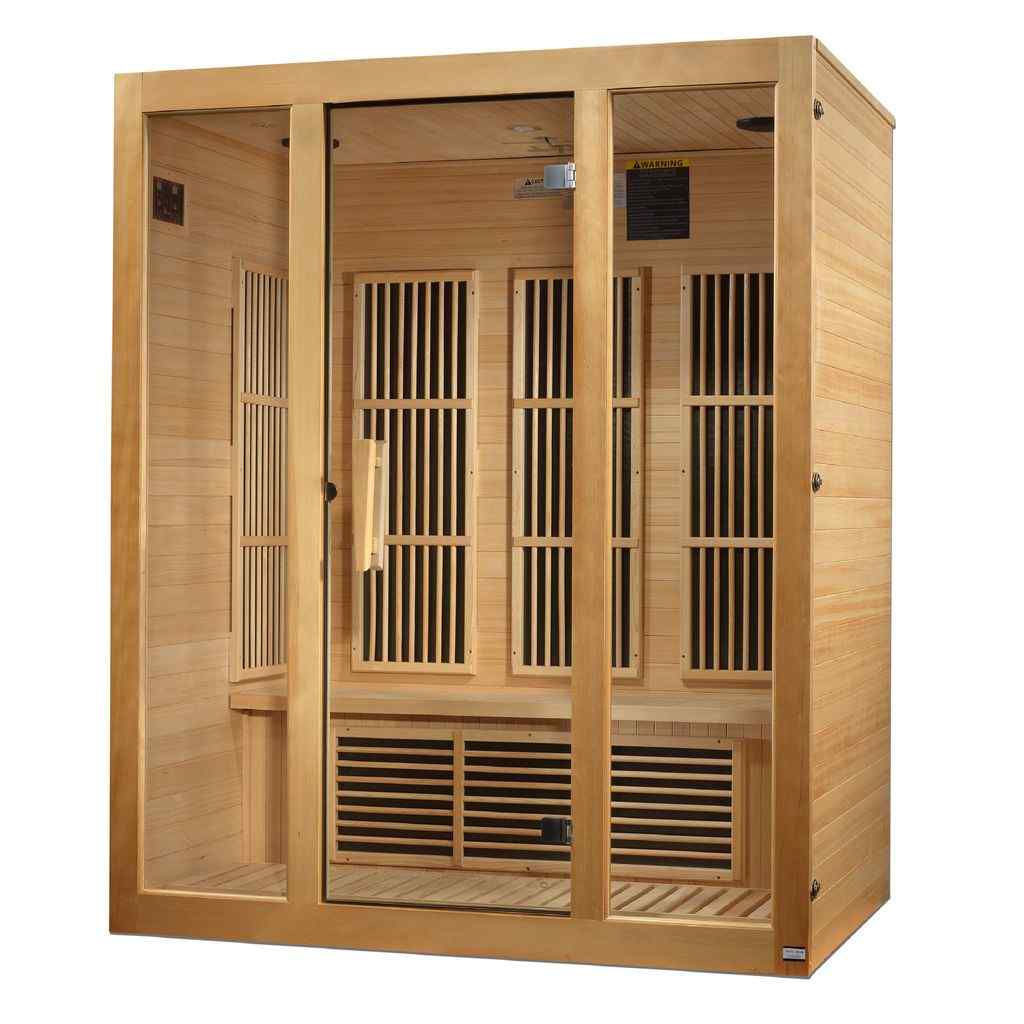 Maxxus "Bellevue" FAR Infrared Sauna with Hemlock Wood